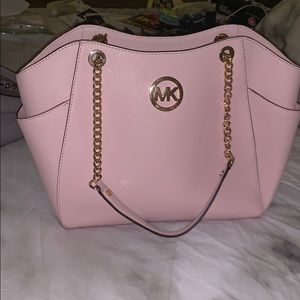 pink michael kors purse